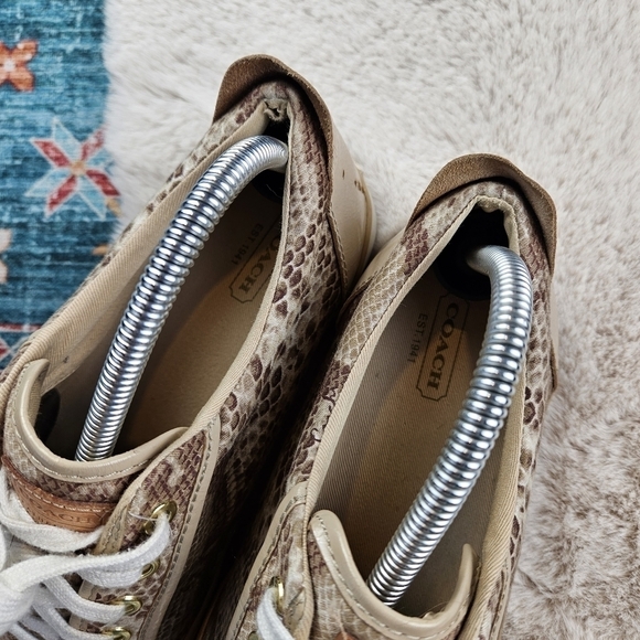 Coach Printed Sneaker Barrett Women US 8.5B - Picture 4 of 14